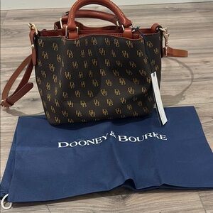 Dooney & Bourke Brown and Tan Women's Bag brand new with Tags